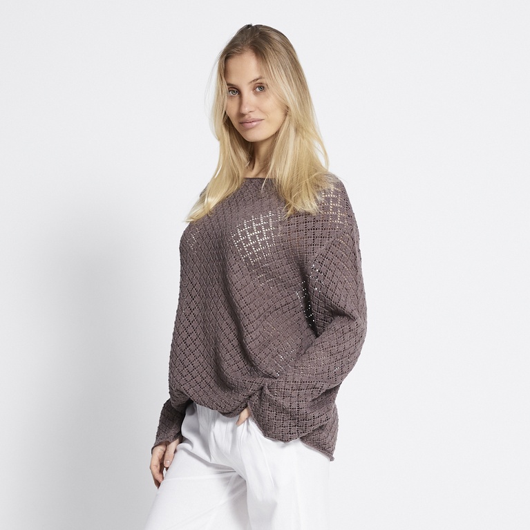 Crochet knit sweater "Villemo"
